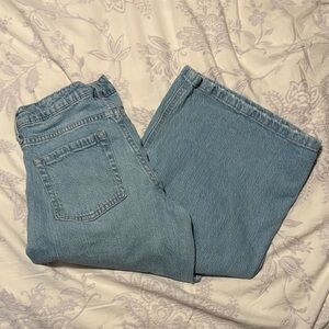 NWOT Art Class Light Blue Cargo Wide Leg Jeans